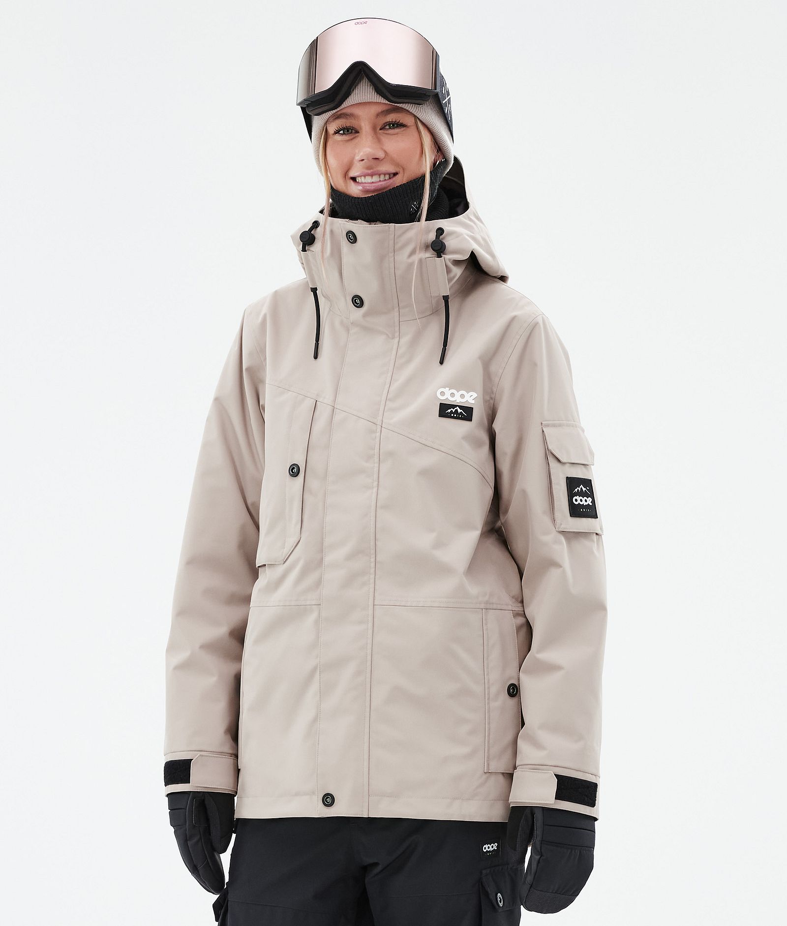 Adept W Ski Jacket Women Sand, Image 1 of 10