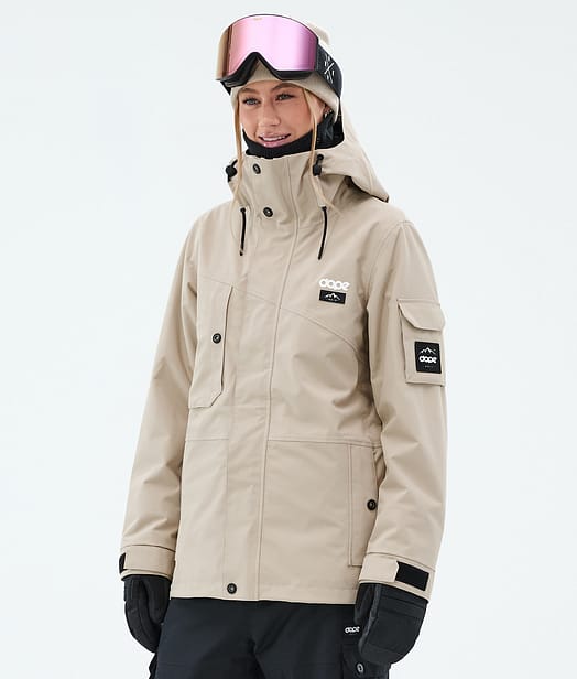 Adept W Bunda na Snowboard Dámské Sand