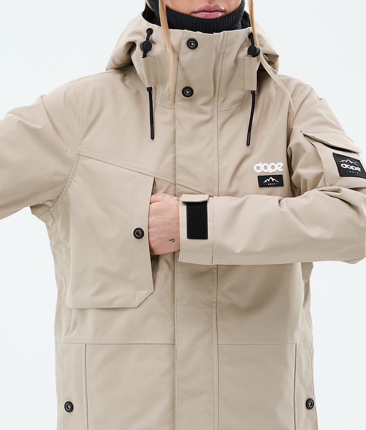Adept W Chaqueta Snowboard Mujer Sand, Imagen 8 de 9