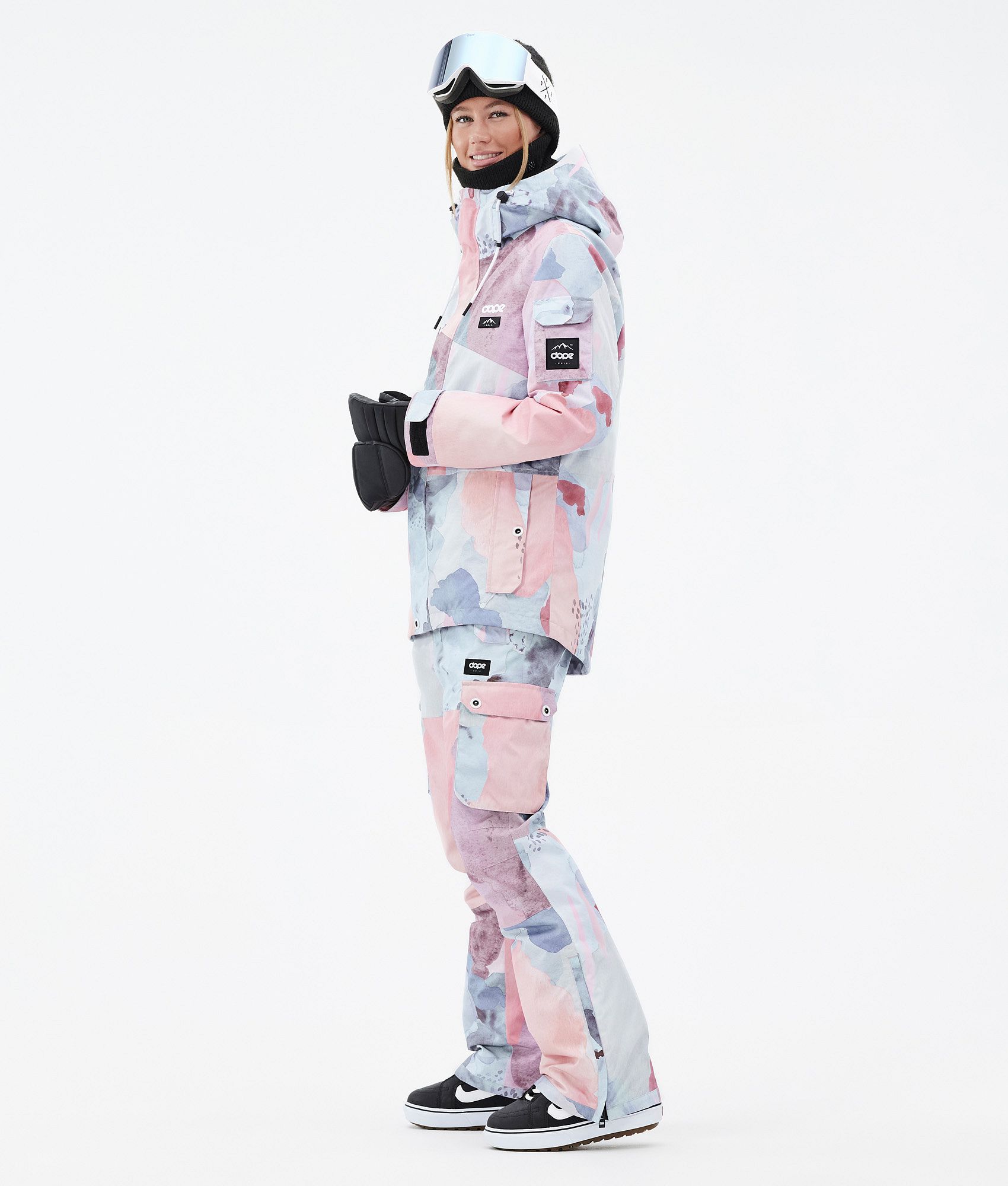 Dope Adept W Women s Snowboard Jacket Washed Ink