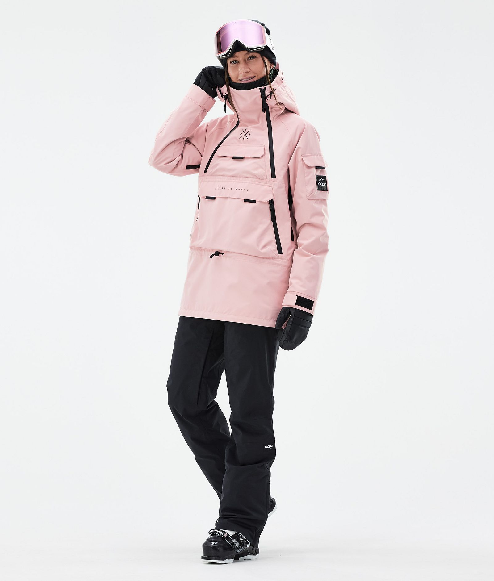 Akin W Skijacke Damen Soft Pink, Bild 2 von 9