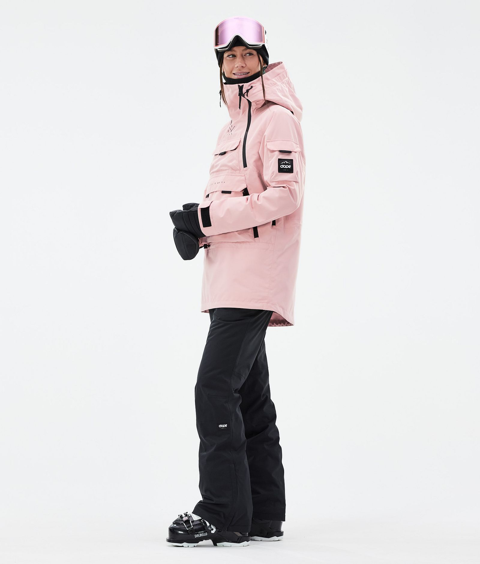 Akin W Skijacke Damen Soft Pink, Bild 3 von 9