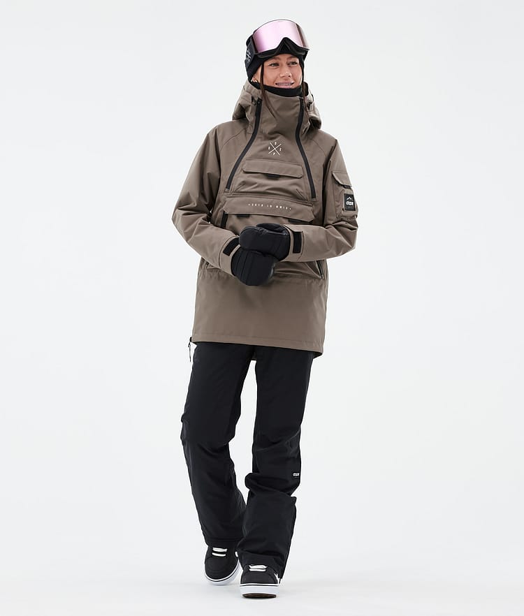 Akin W Snowboard Jacket Women Walnut, Image 2 of 9