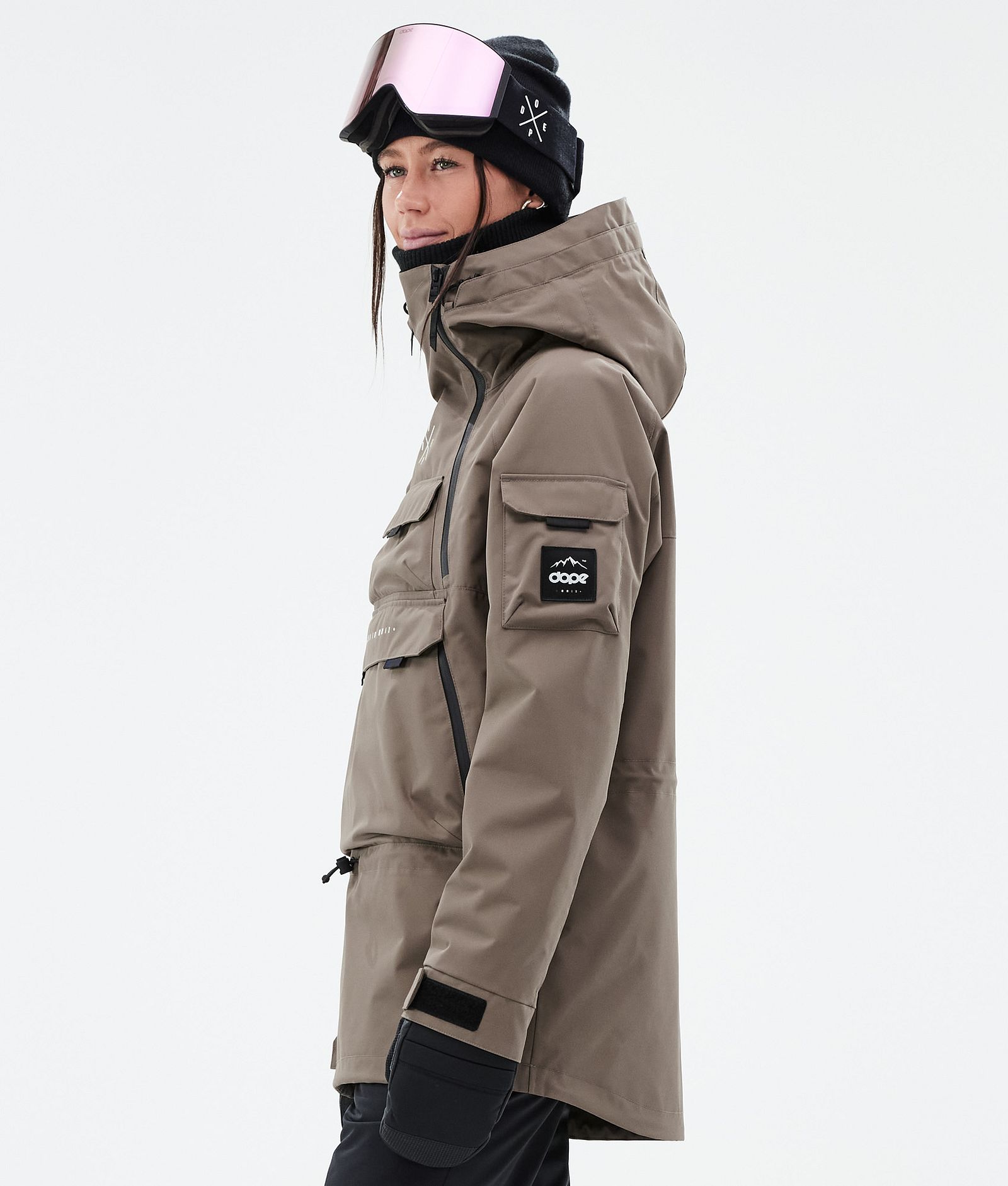 Akin W Snowboard Jacket Women Walnut, Image 5 of 9