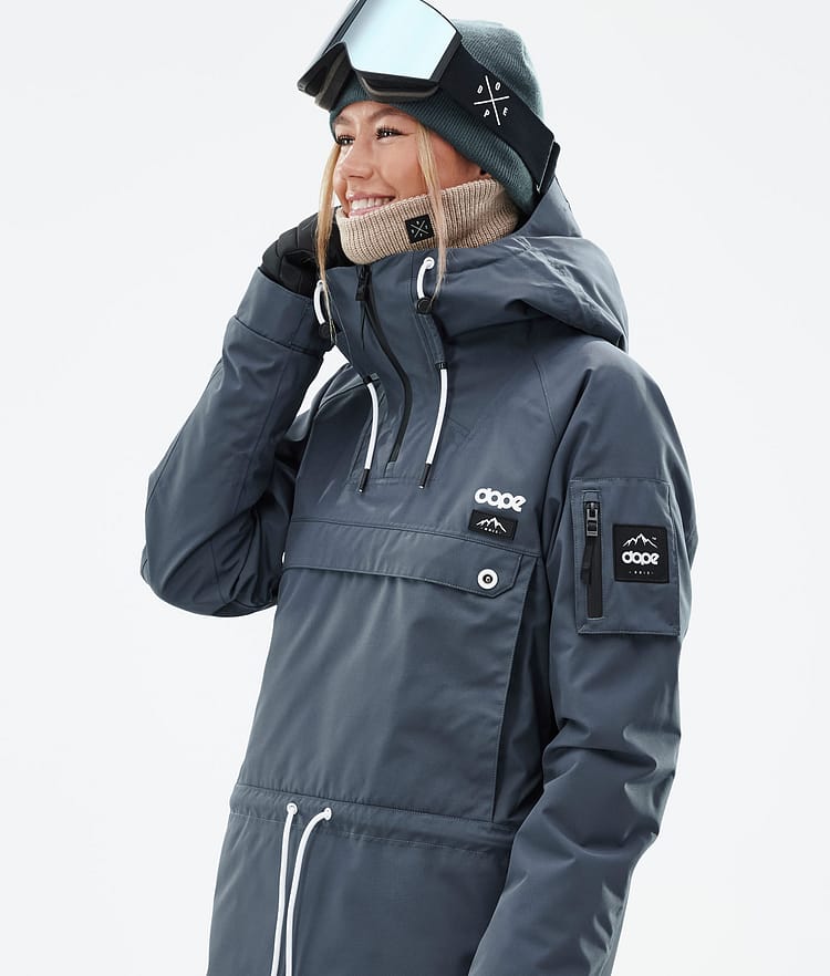 Annok W Snowboard Jacket Women Metal Blue, Image 2 of 9