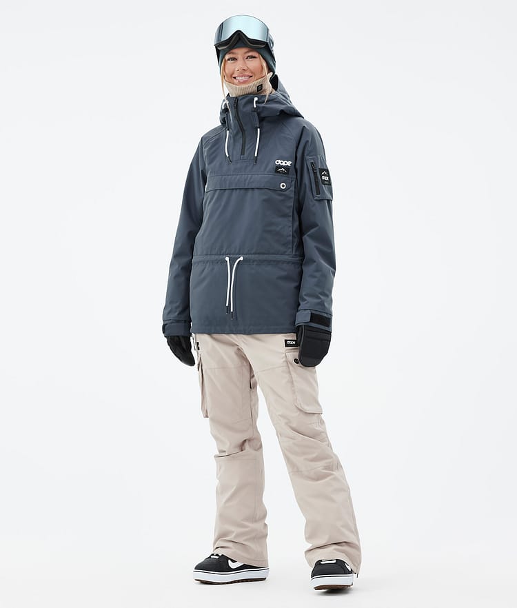 Annok W Snowboard Jacket Women Metal Blue, Image 3 of 9