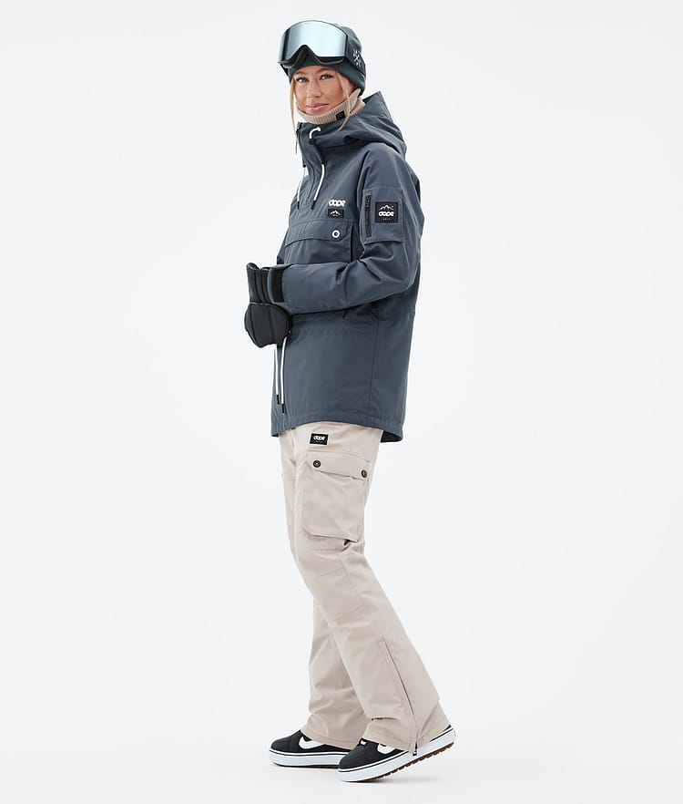 Annok W Snowboard Jacket Women Metal Blue, Image 4 of 9