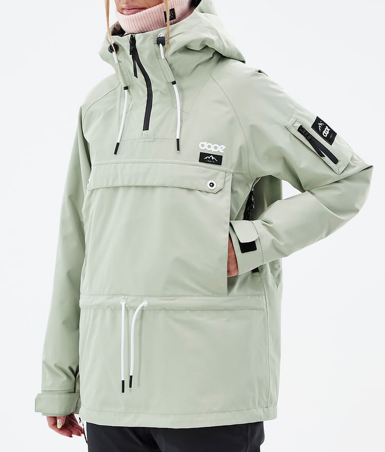 Annok W Snowboard Jacket Women Soft Green, Image 8 of 9