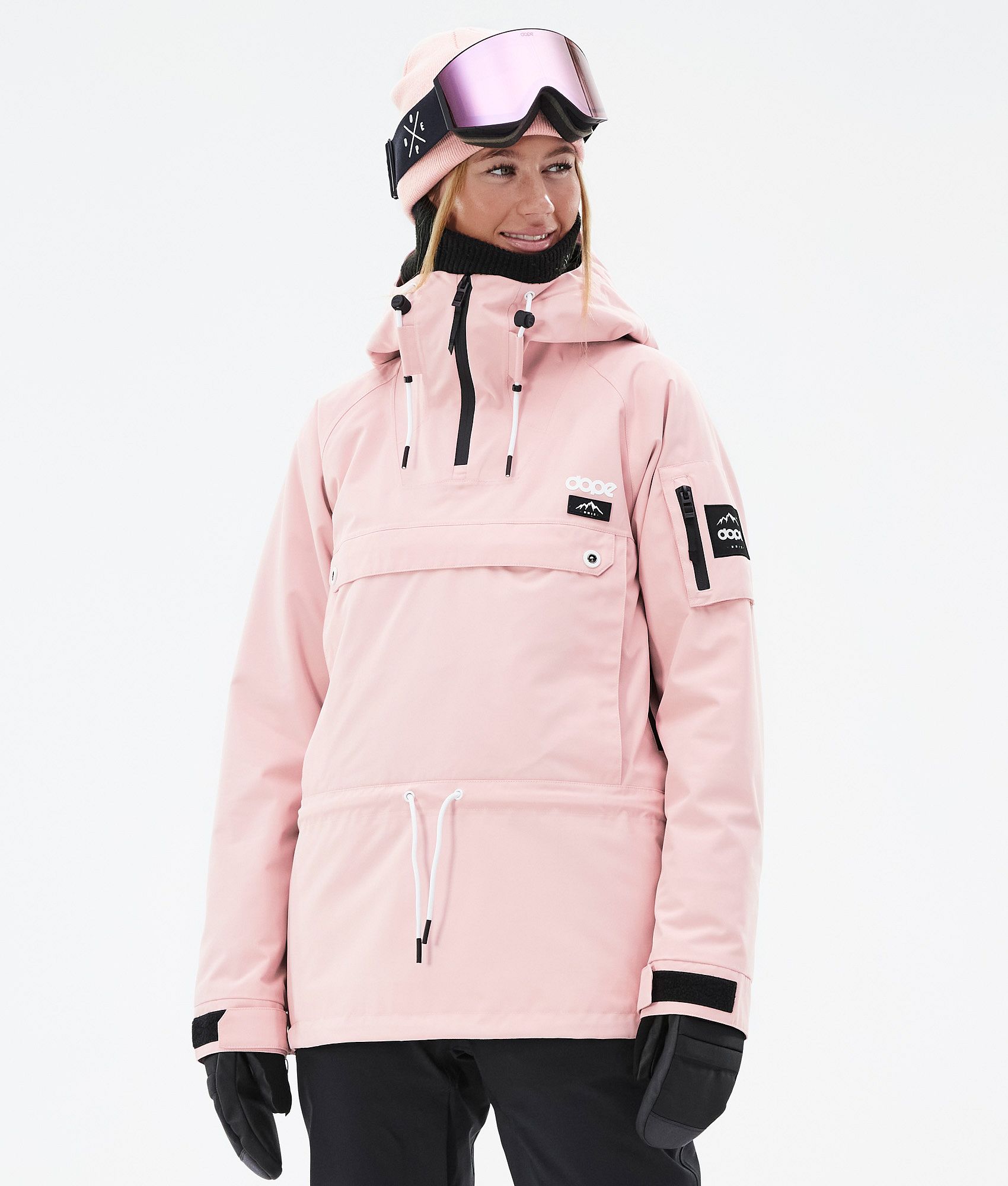 Dope Annok W Ski jas Dames Soft Pink Roze Dopesnow