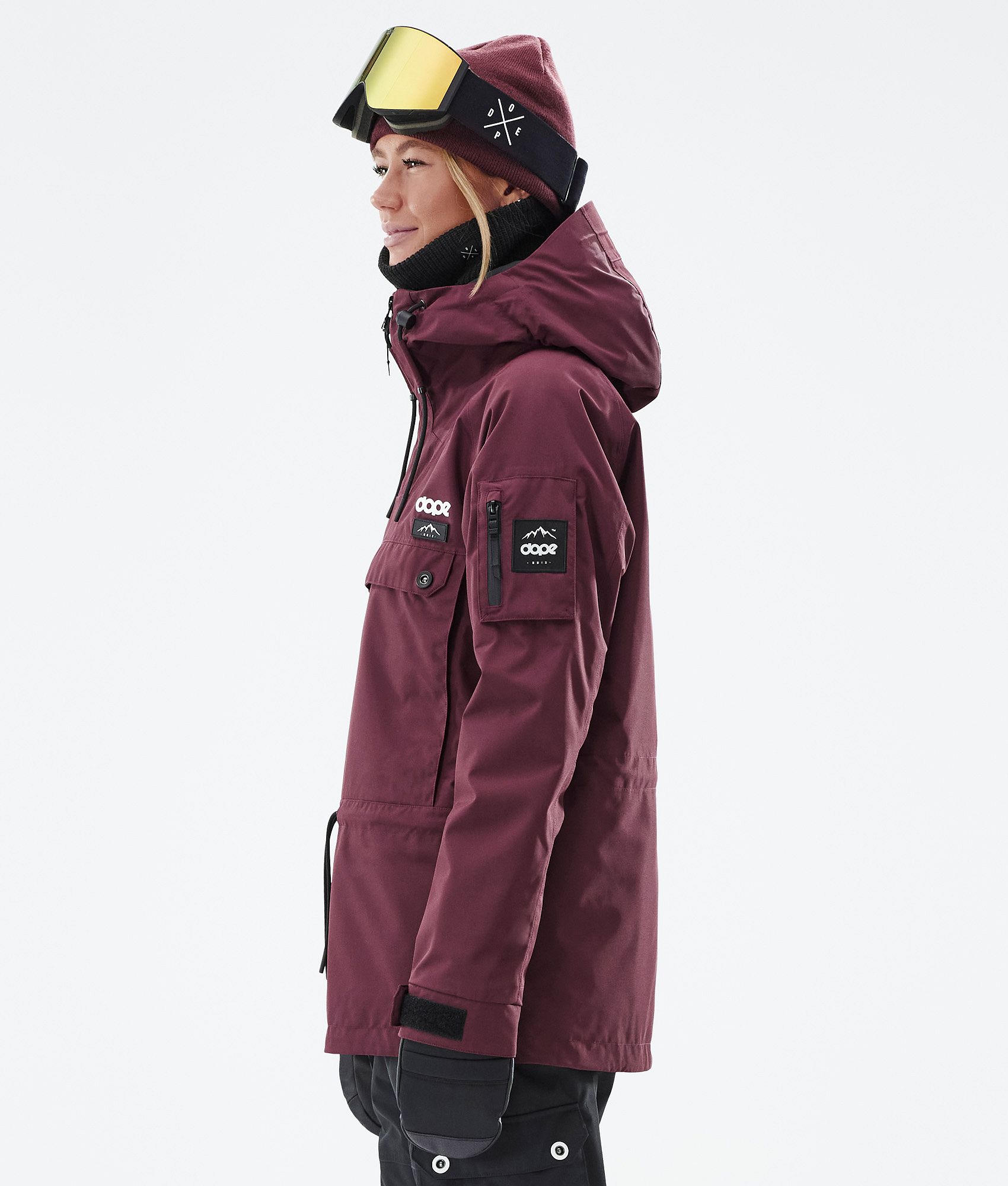 Burgundy ski jacket discount womens