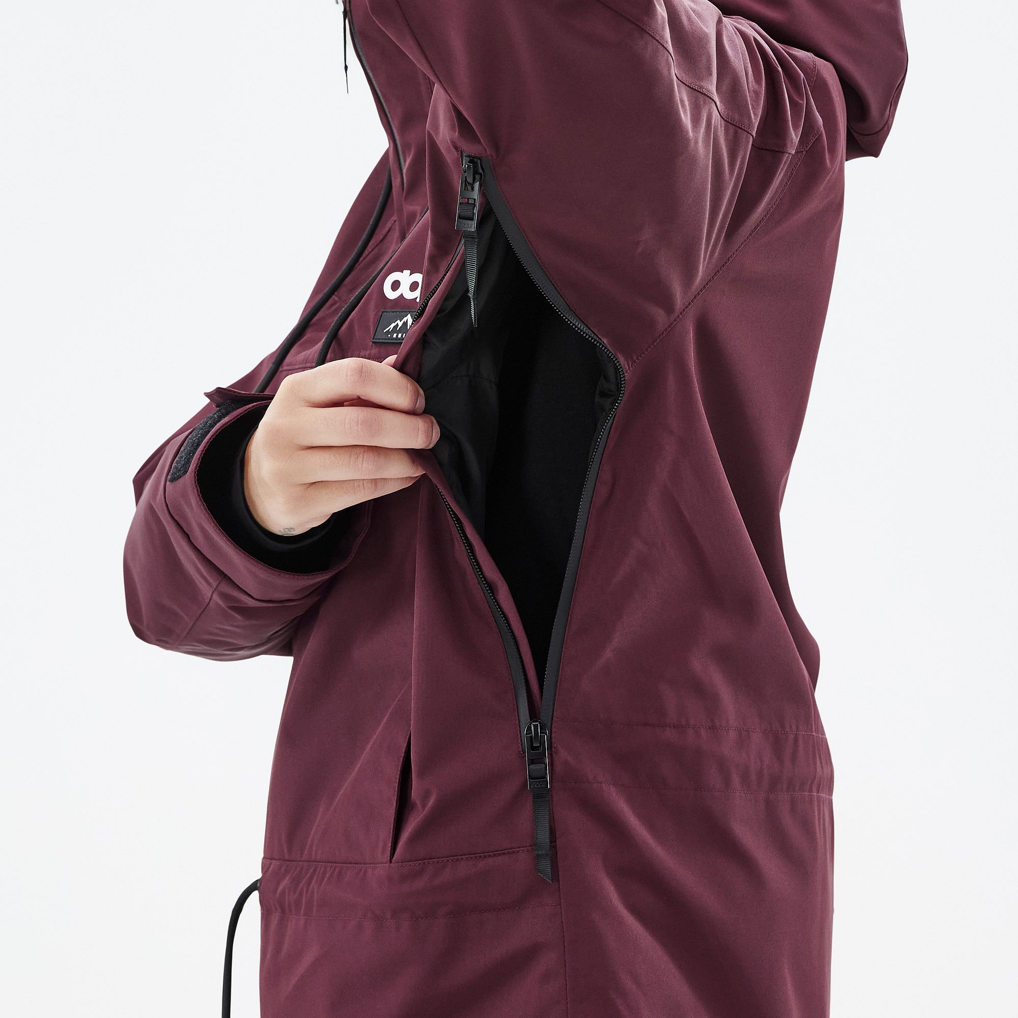 Dope Annok W Ski Jacket Women Don Burgundy Dopesnow