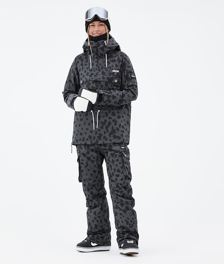 Annok W Snowboard Jacket Women Dots Phantom, Image 3 of 9