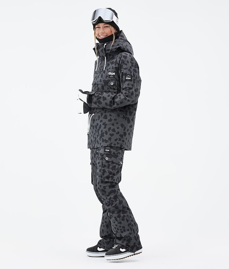 Annok W Snowboard Jacket Women Dots Phantom, Image 4 of 9