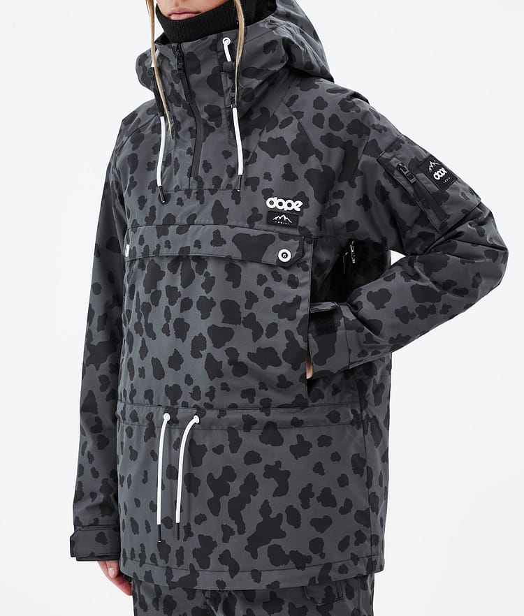 Annok W Snowboard Jacket Women Dots Phantom, Image 8 of 9