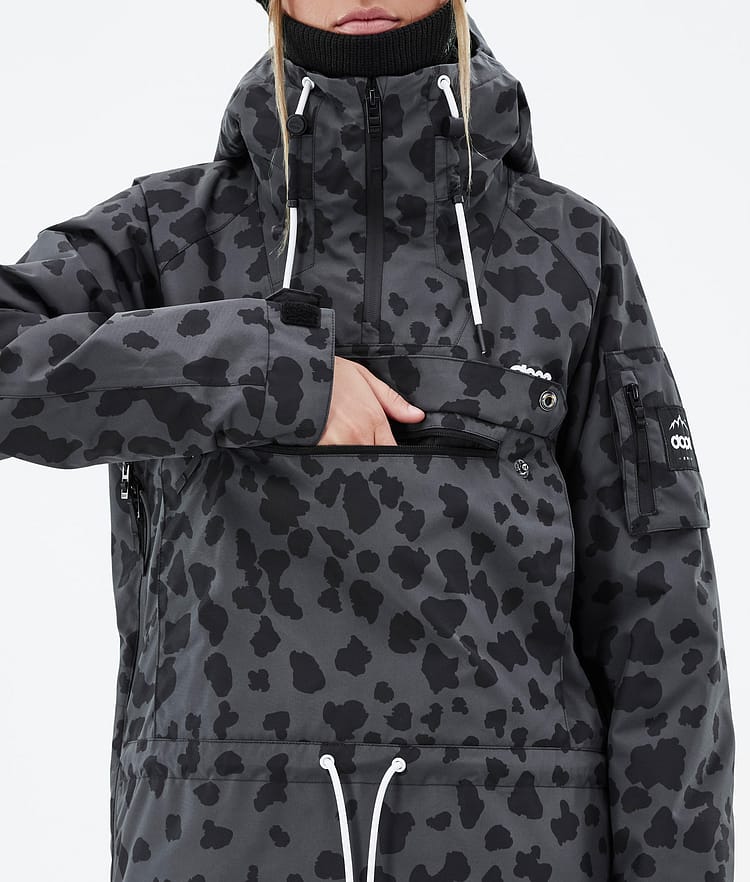 Annok W Snowboard Jacket Women Dots Phantom, Image 9 of 9