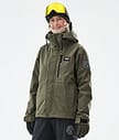 Blizzard W Full Zip Lyžařská Bunda Dámské Olive Green