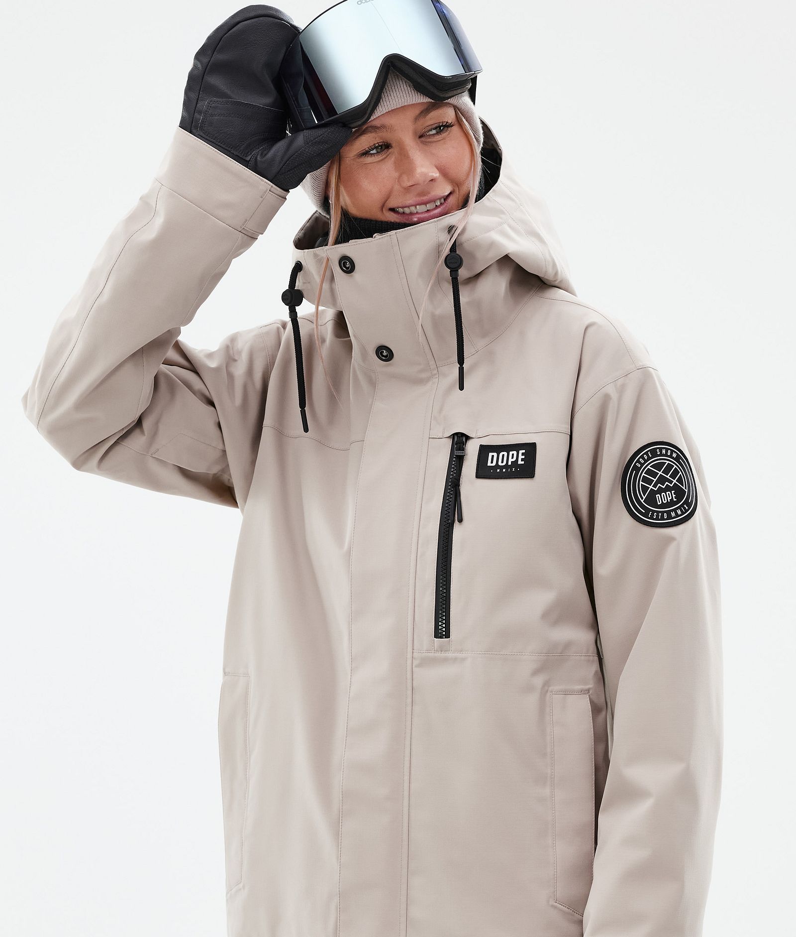 Blizzard W Full Zip Snowboardjacke Damen Sand, Bild 2 von 10