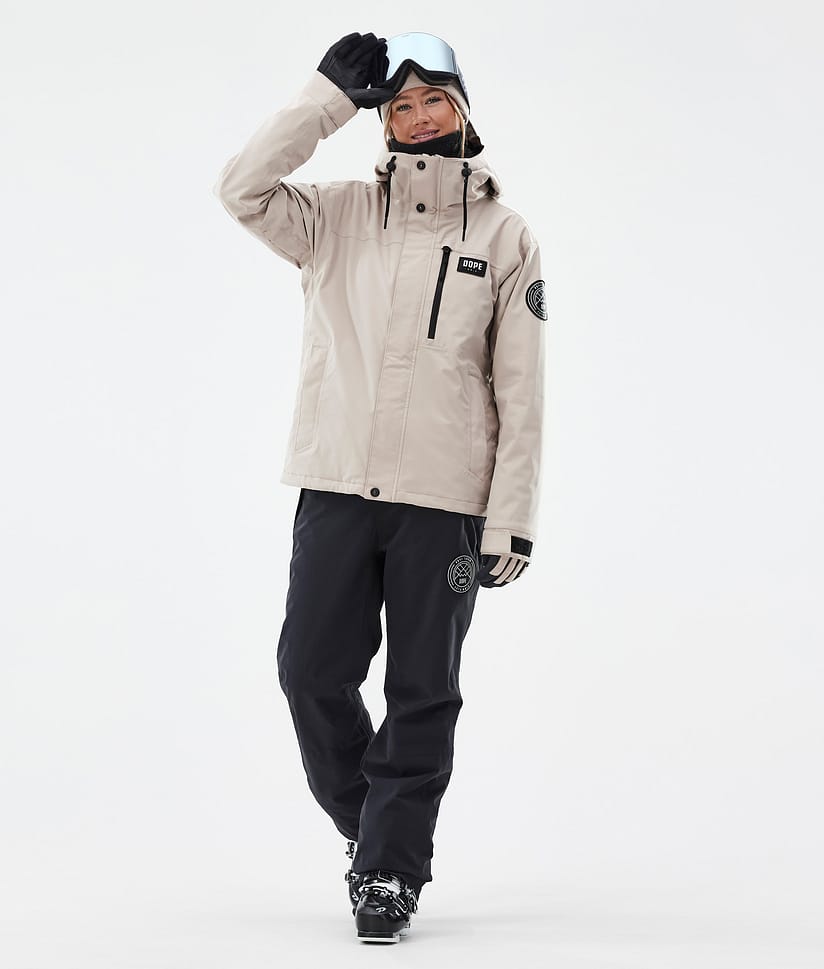 Dope Blizzard W Full Zip Women's Snowboard Jacket Sand