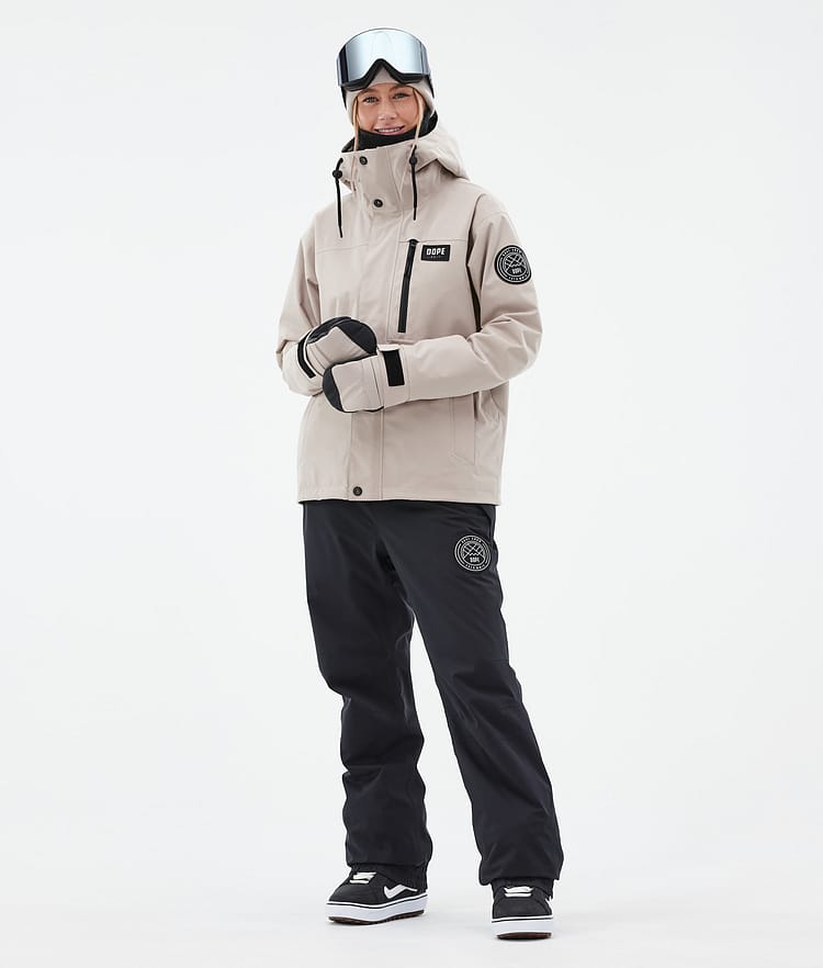 Blizzard W Full Zip Kurtka Snowboardowa Kobiety Sand, Zdjęcie 3 z 10