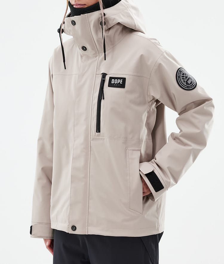 Blizzard W Full Zip Skijakke Dame Sand, Billede 8 af 10