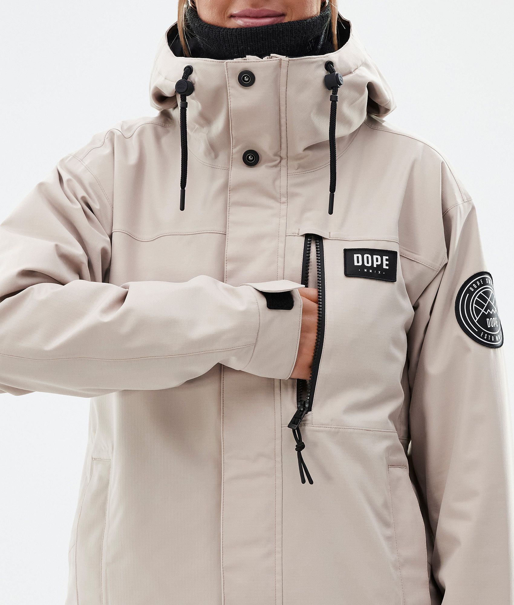 Dope Blizzard W Full Zip Ski Jacket Women Sand | Dopesnow.com