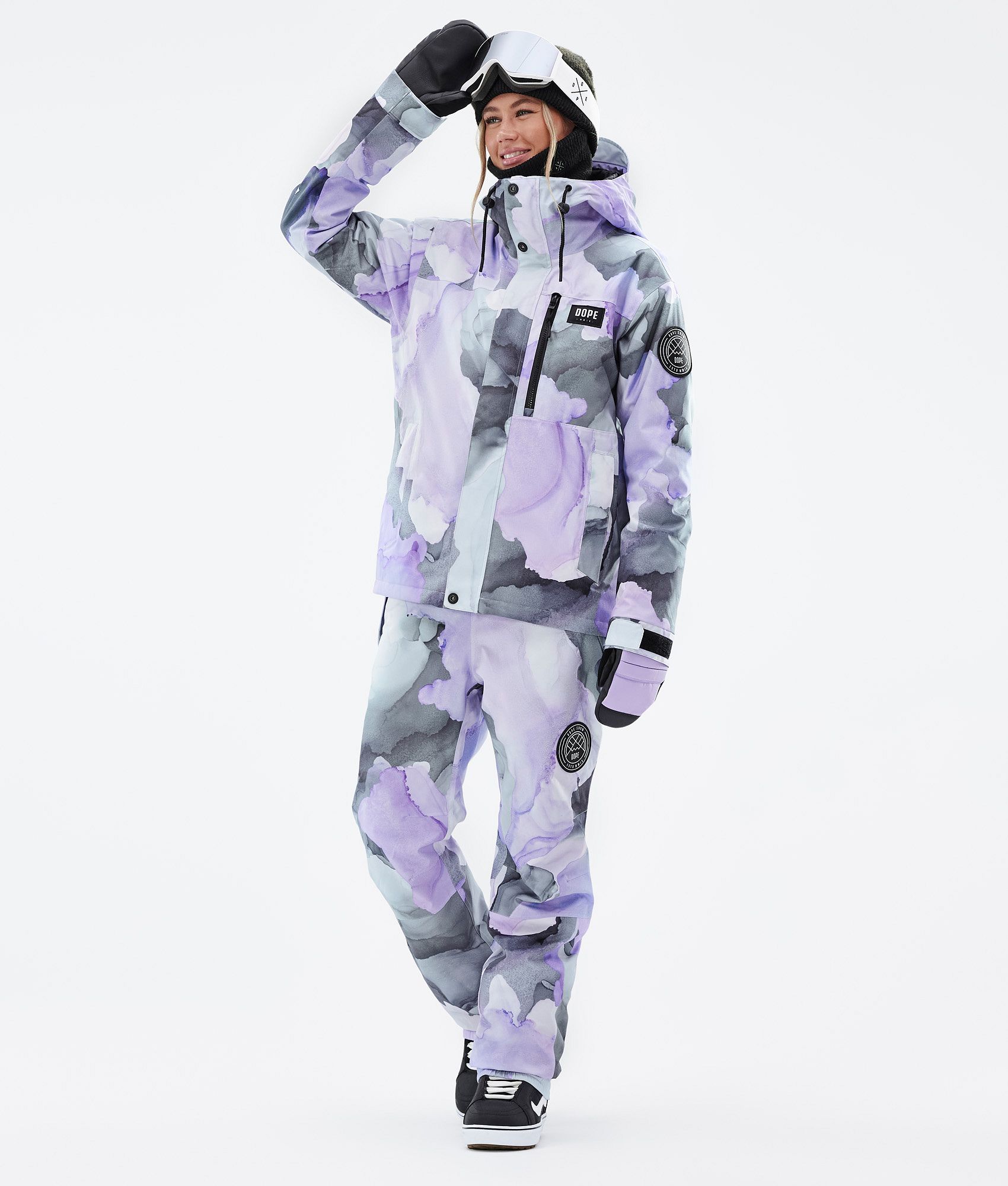 Dope Blizzard W Full Zip Snowboard Jacket Women Blot Violet Dopesnow