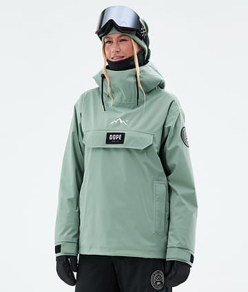 Dope Snow Blizzard W Snowboard Jacket Women Faded Green