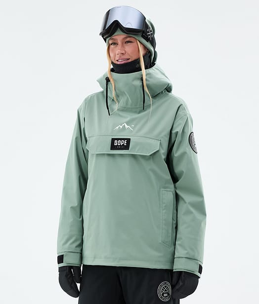 Dope Blizzard W Chaqueta Snowboard Mujer Faded Green