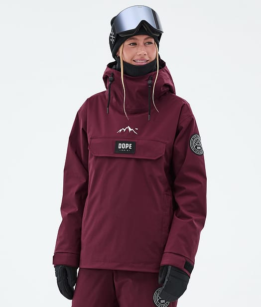 Dope Blizzard W スノーボードジャケット レディース Burgundy