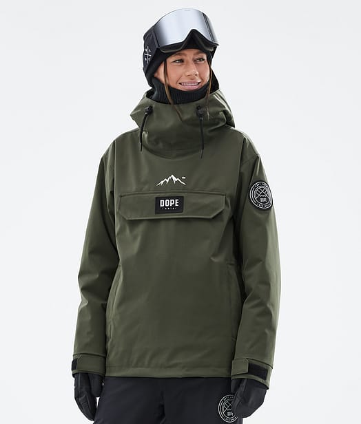 Blizzard W Skijacke Damen Olive Green