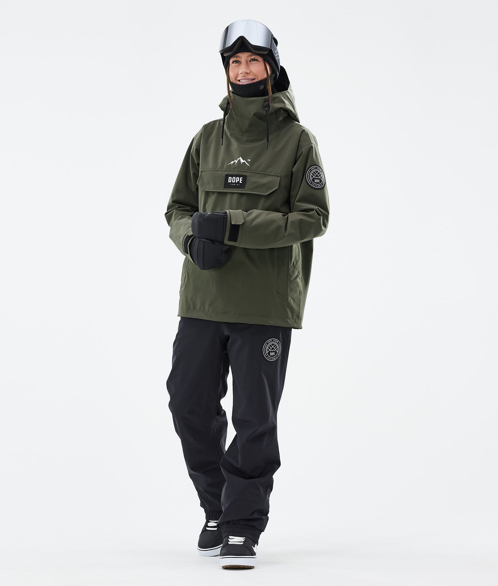 Blizzard W Snowboardjakke Dame Olive Green, Billede 2 af 8