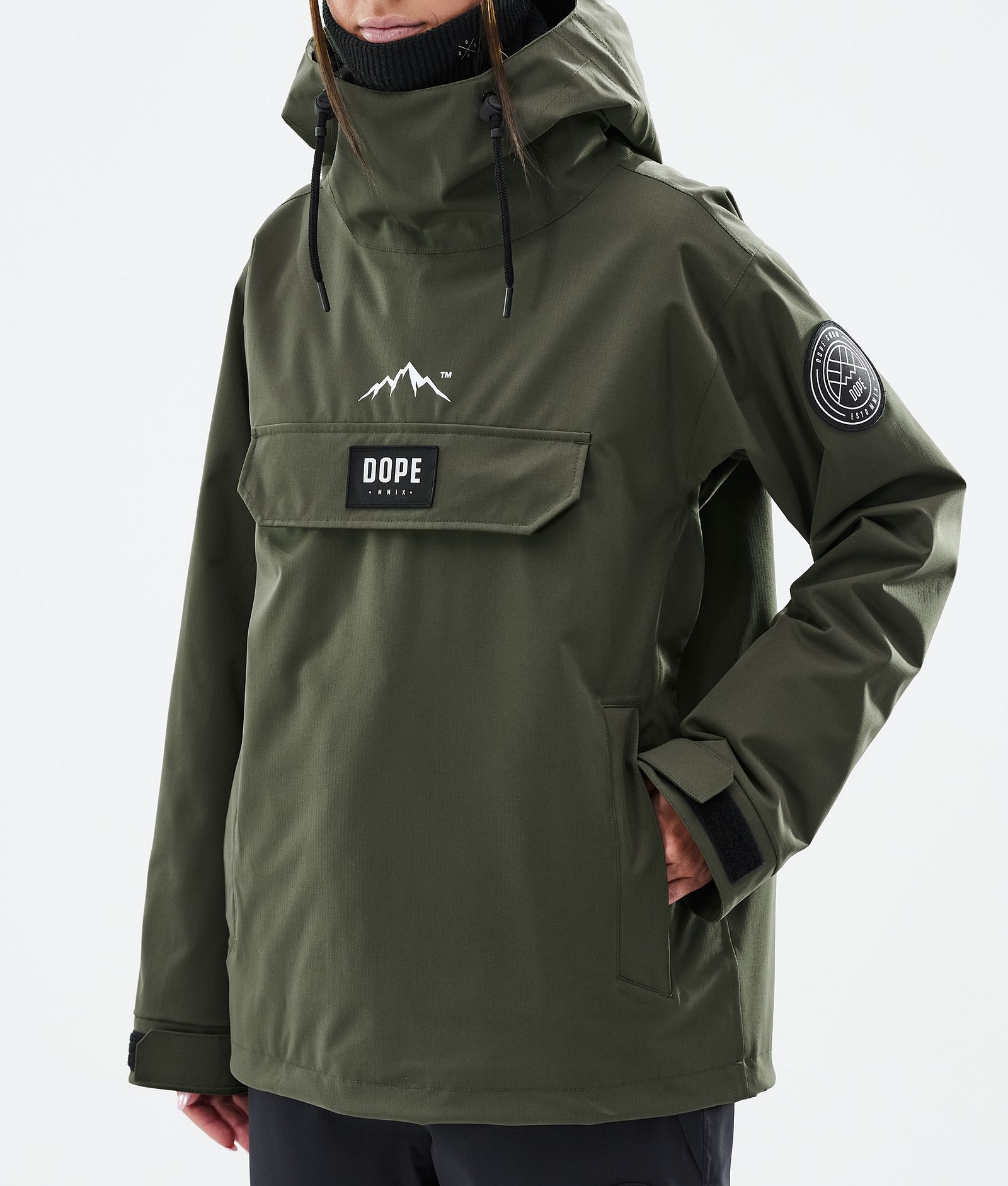 Blizzard W Snowboardjakke Dame Olive Green, Billede 7 af 8