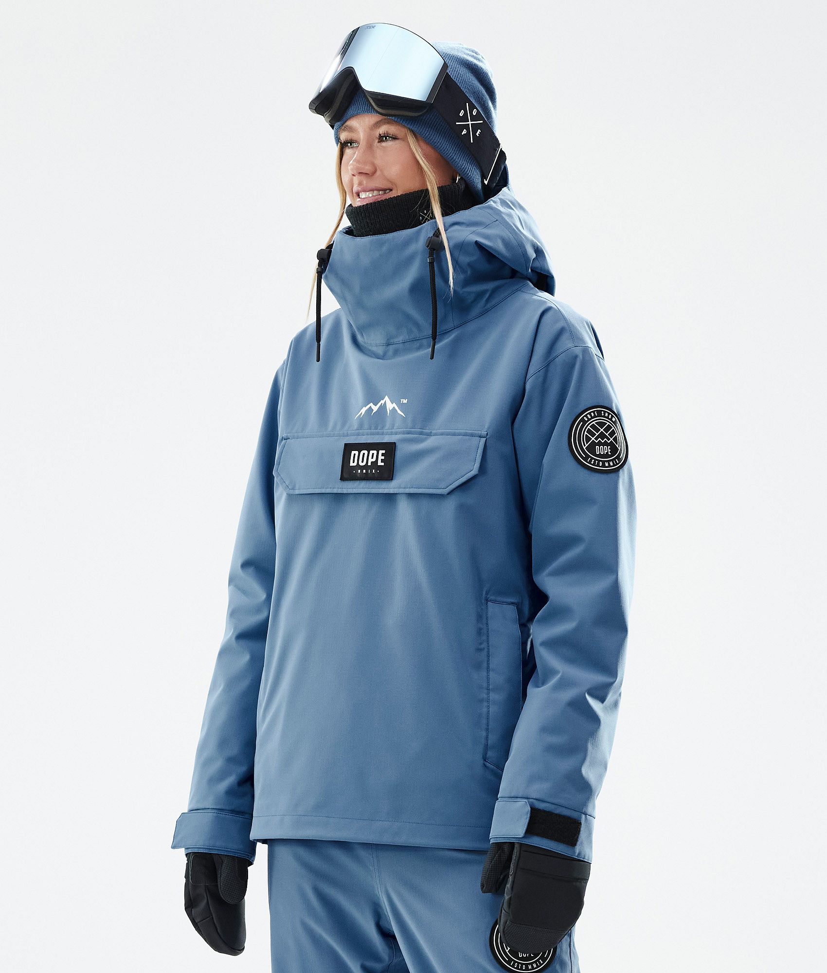 Dope Blizzard W Snowboard Jacket Women Blue Steel Dopesnow