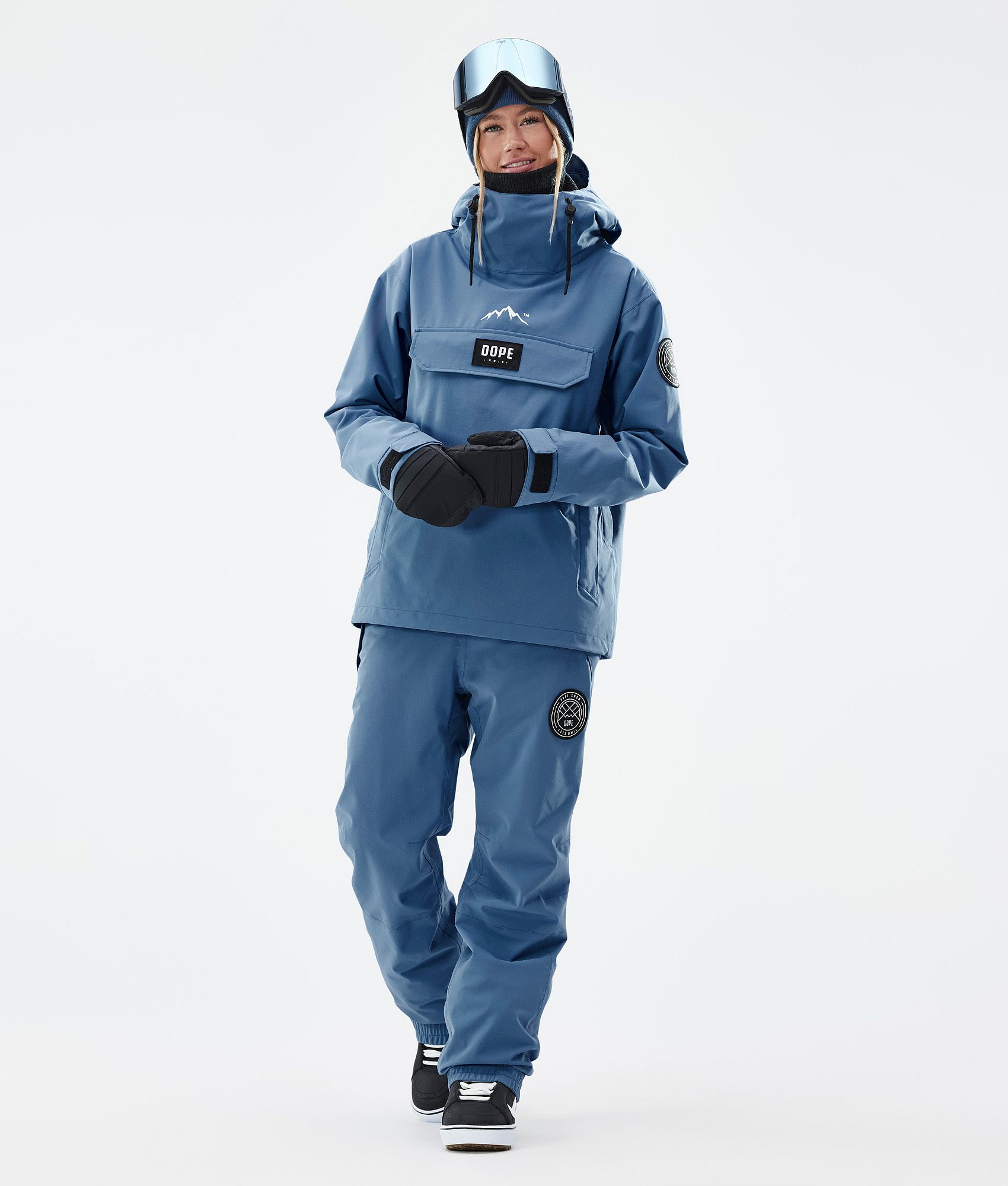 Dope Blizzard W Women's Snowboard Jacket Blue Steel