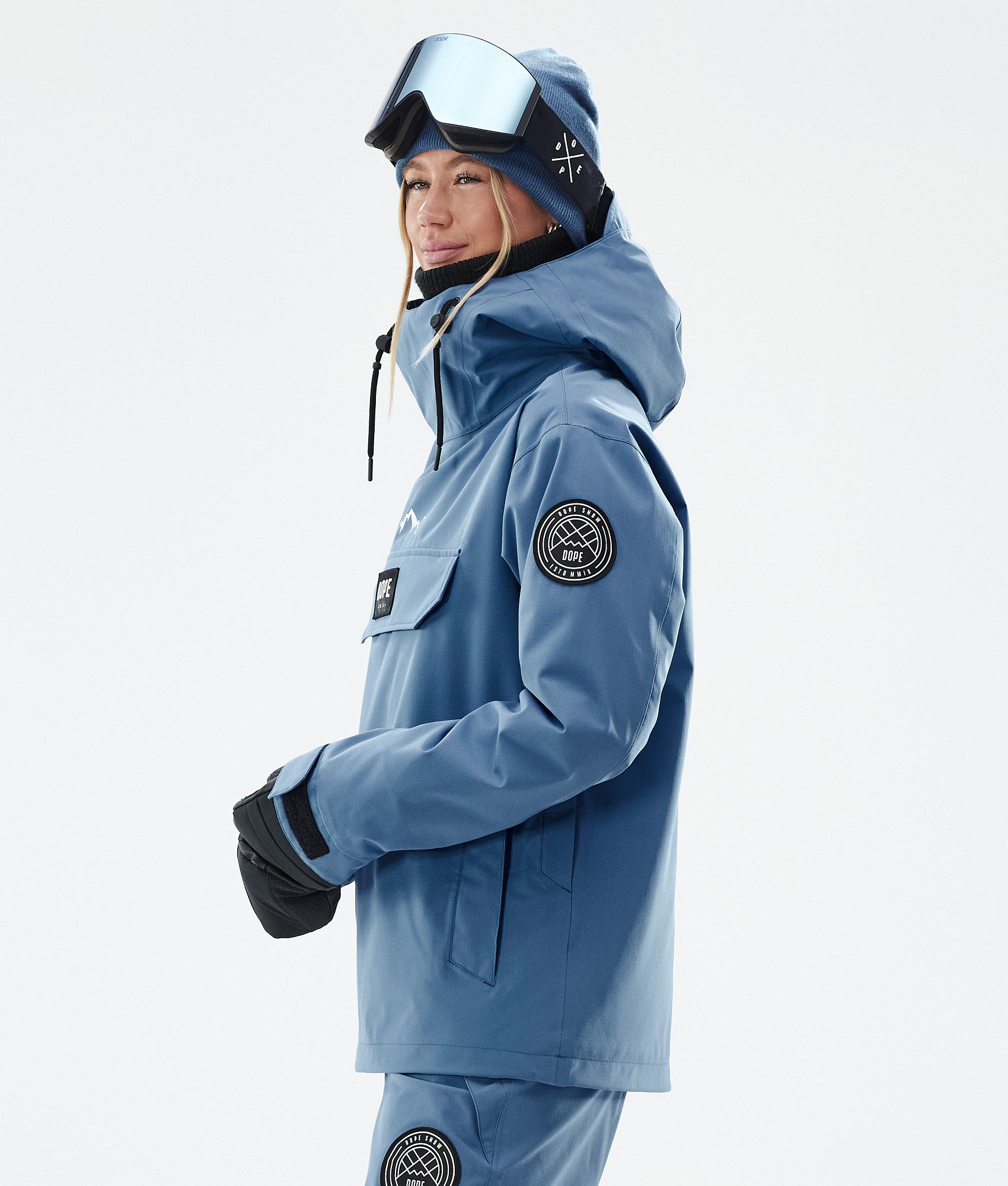 Dope Blizzard W Women's Snowboard Jacket Blue Steel