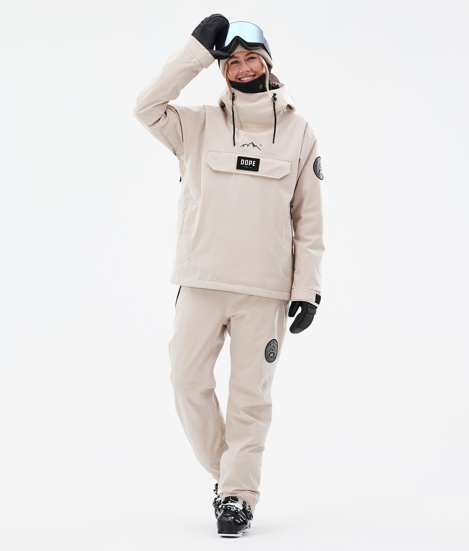 Blizzard W Manteau Ski Femme Sand, Image 3 sur 9