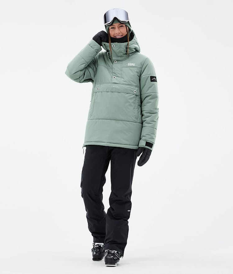 Puffer W Ski Jacket Women Faded Green, Image 2 of 8