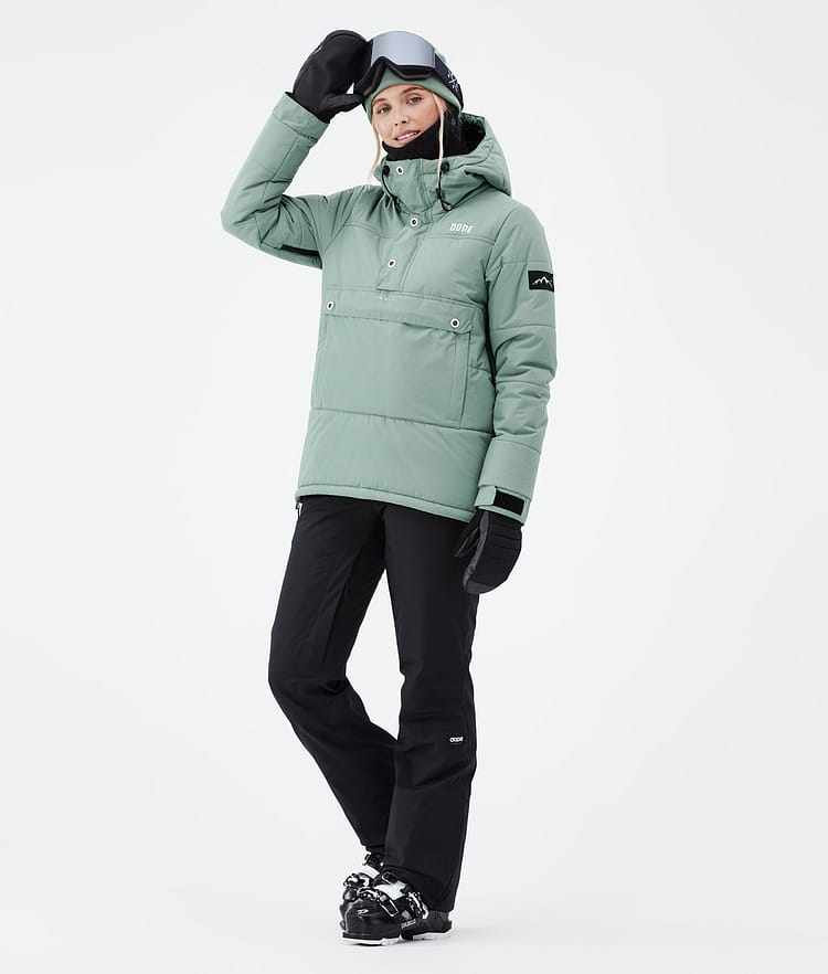 Puffer W Ski Jacket Women Faded Green, Image 3 of 8
