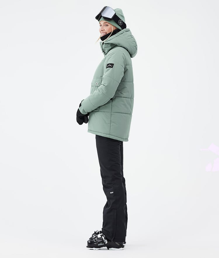 Puffer W Ski Jacket Women Faded Green, Image 4 of 8