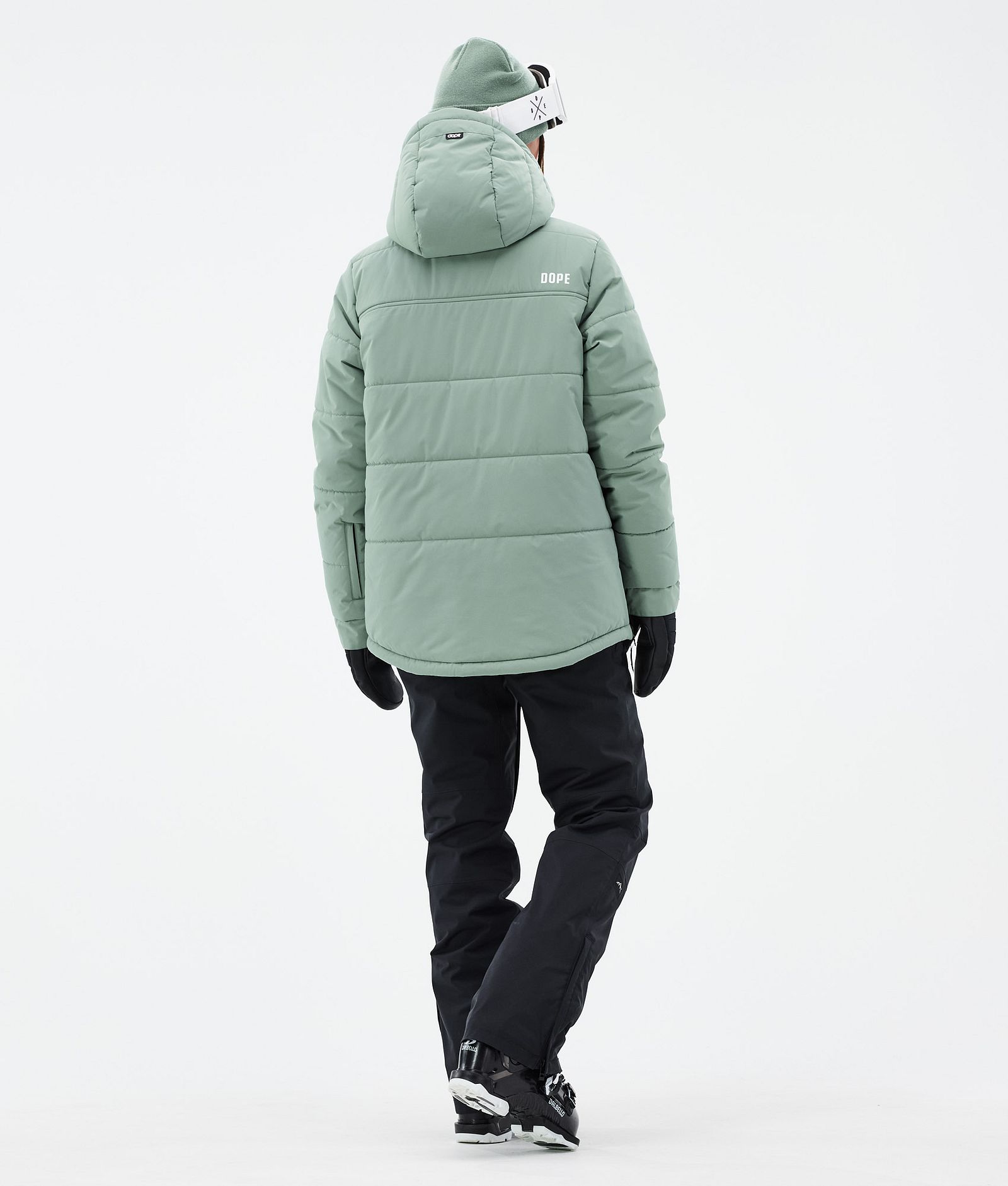 Puffer W Ski Jacket Women Faded Green, Image 4 of 8