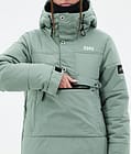 Puffer W Skijacke Damen Faded Green, Bild 8 von 8