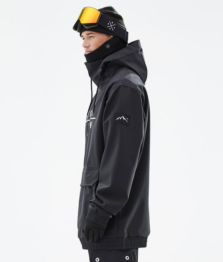 Wylie Kurtka Snowboardowa Mężczyźni DS Black Renewed, Zdjęcie 6 z 9