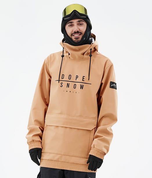 Wylie Kurtka Snowboardowa Mężczyźni DS Khaki Yellow