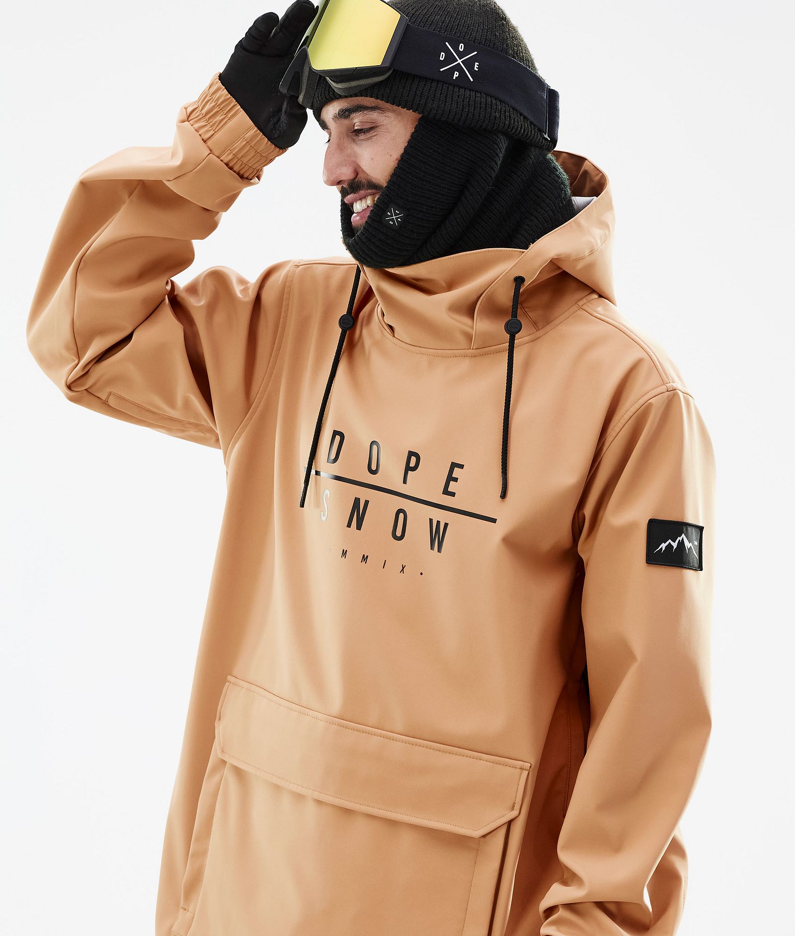 Wylie Kurtka Snowboardowa Mężczyźni DS Khaki Yellow Renewed, Zdjęcie 2 z 9