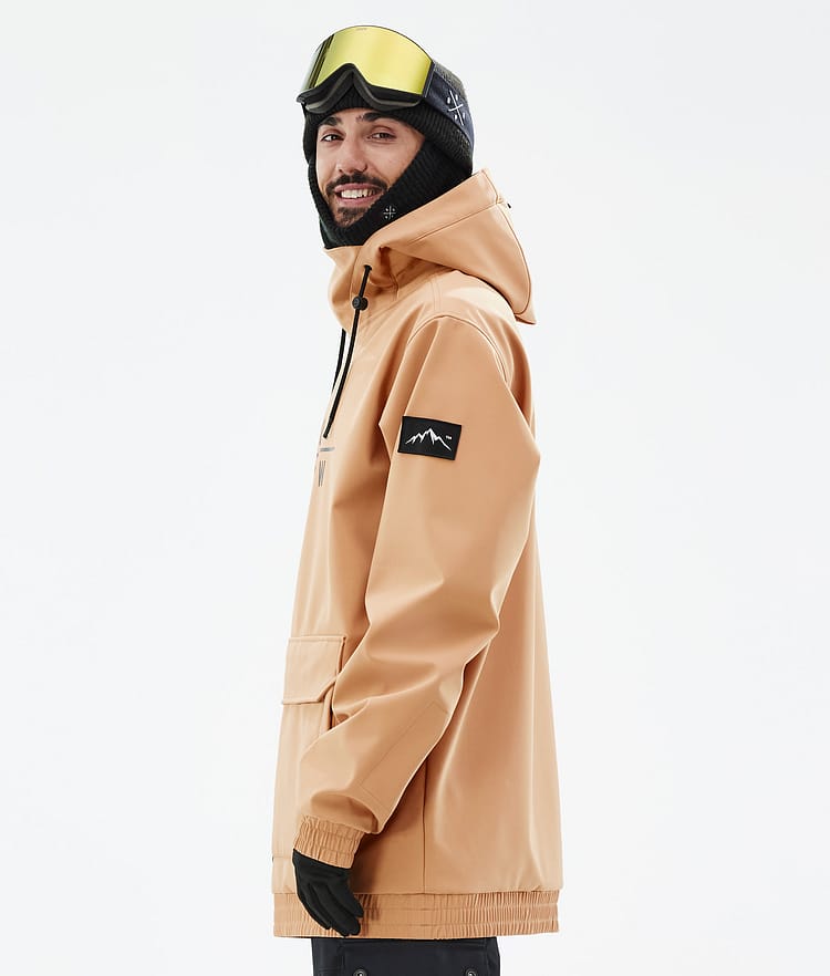 Wylie Kurtka Snowboardowa Mężczyźni DS Khaki Yellow Renewed, Zdjęcie 6 z 9