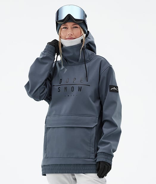 Wylie W Kurtka Snowboardowa Kobiety DS Metal Blue