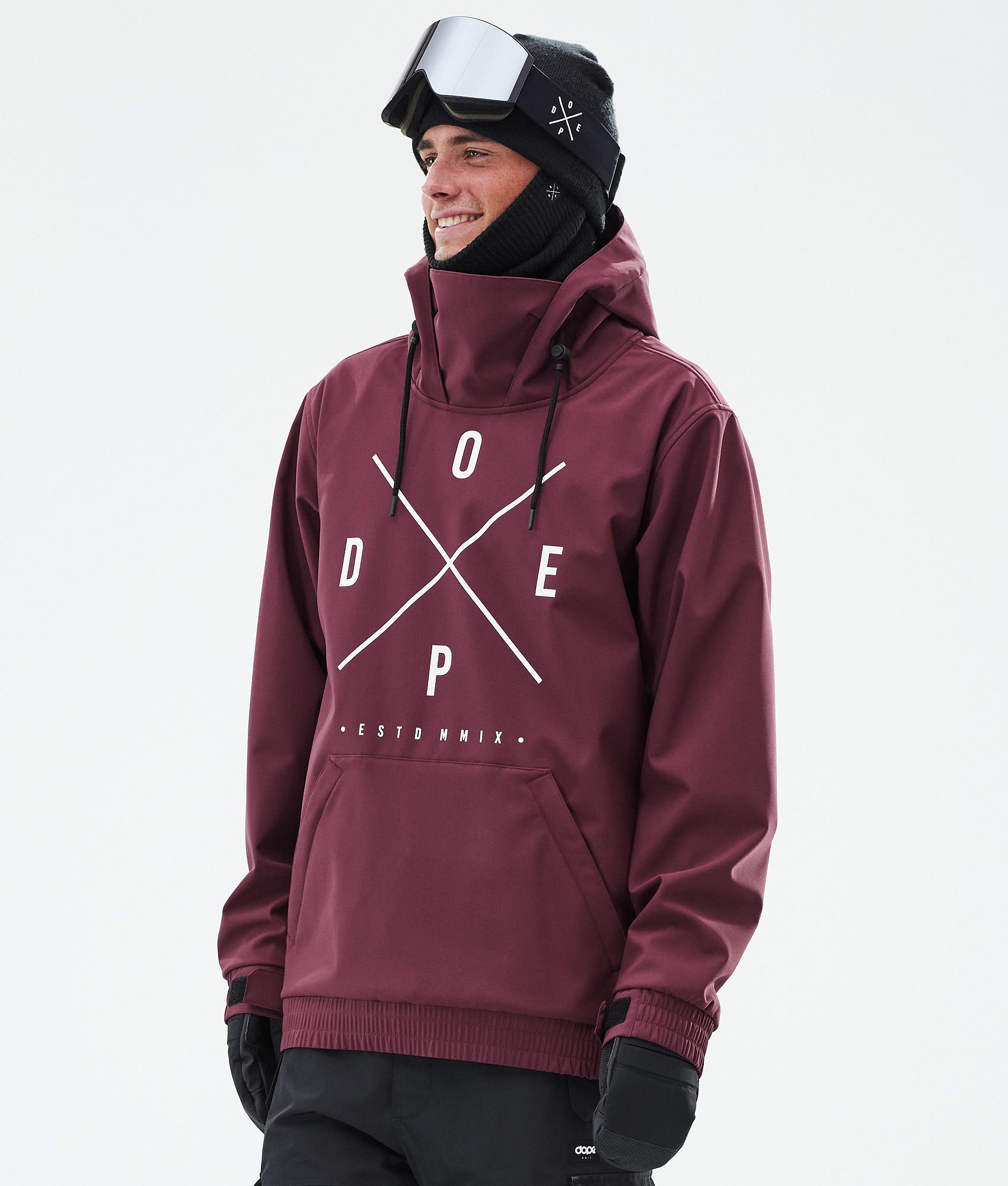 Dope Yeti Men s Snowboard Jacket Burgundy