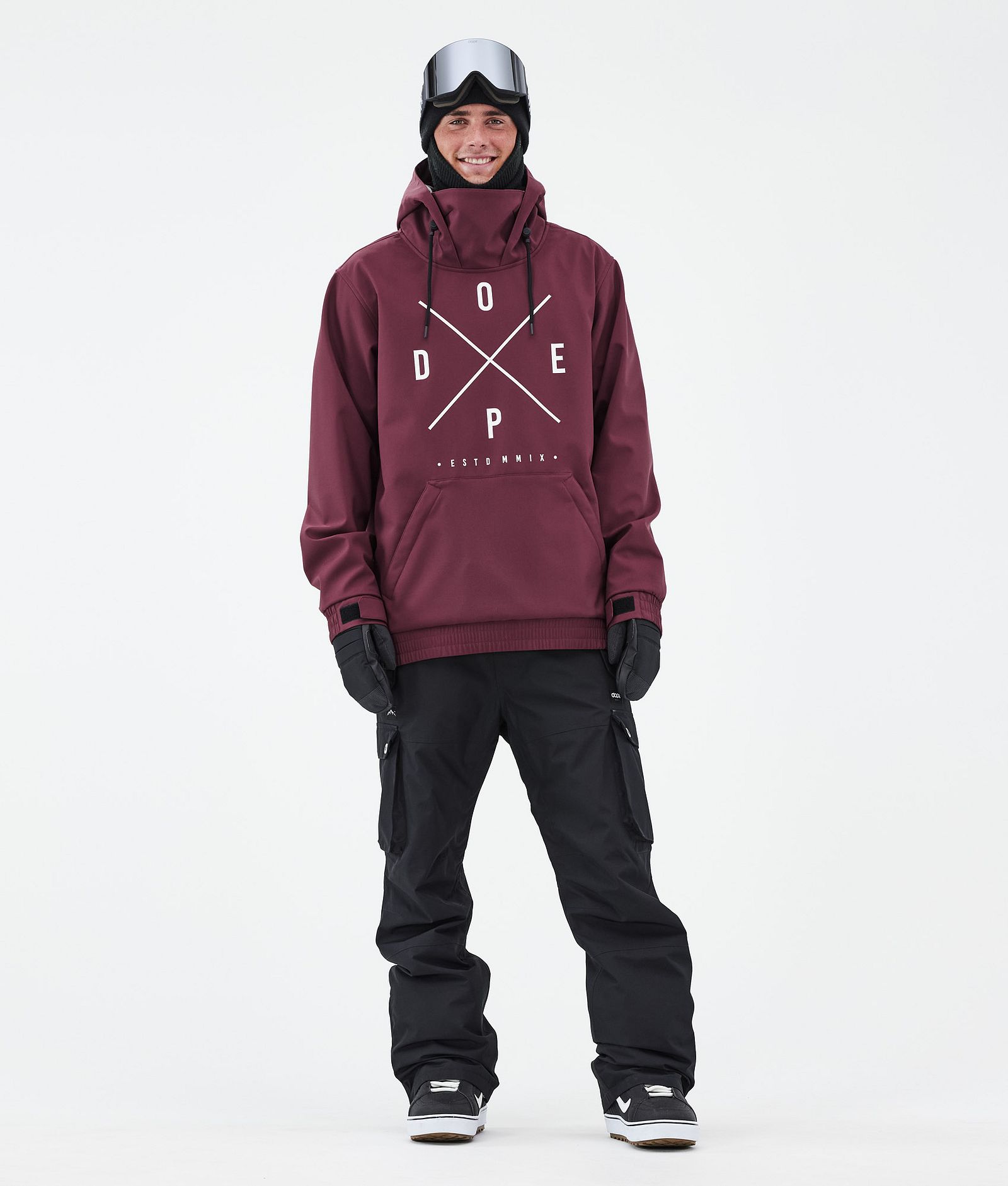 Yeti Snowboard Jacket Men 2X-Up Burgundy, Image 2 of 7