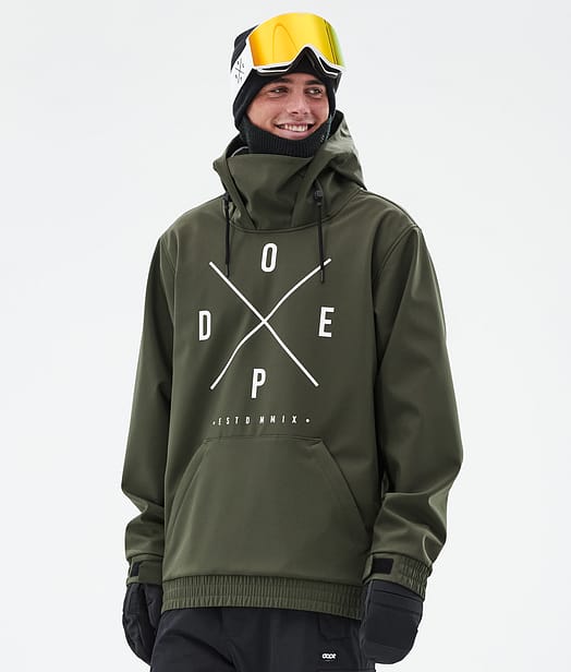 Yeti Kurtka Snowboardowa Mężczyźni 2X-Up Olive Green