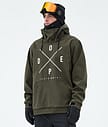 Dope Yeti Chaqueta Snowboard Hombre 2X-Up Olive Green